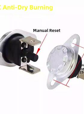 突跳式温控器温度开关85度95度覆位95度饮水机专用温控KSD-301