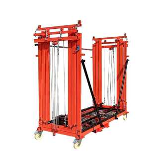 可折叠移动电动可拆卸装修无线批发脚手架移动平台遥控室内外升高