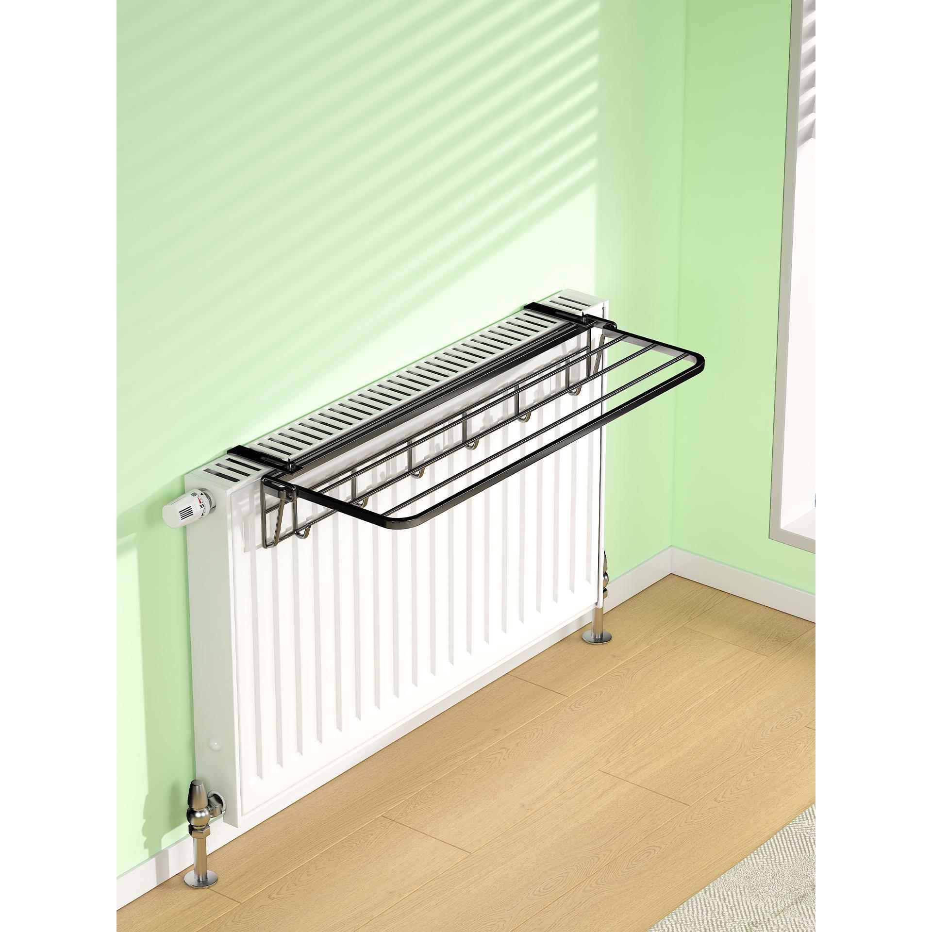 暖气片晾衣架暖气管上方专用晾衣挂钩挂架烘干凉衣鞋袜架子晾晒架