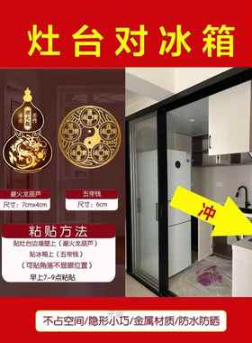 打开门，看到灶台解决灶台对冰箱头水槽朝西吉祥物菜盆水龙头五帝