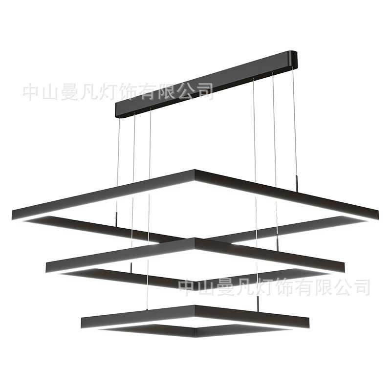 现代led客厅灯饰照明简约轻奢餐厅家装吊灯大小户型卧室 创意灯具