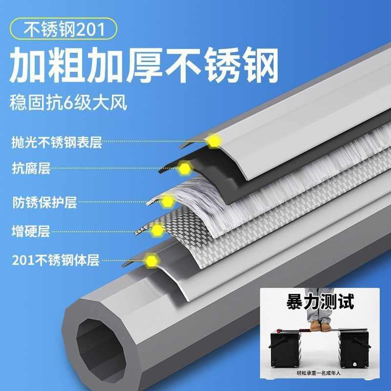 【全黑防晒】2025新款钓鱼伞加厚黑胶新型机械调节钓伞防晒折叠by