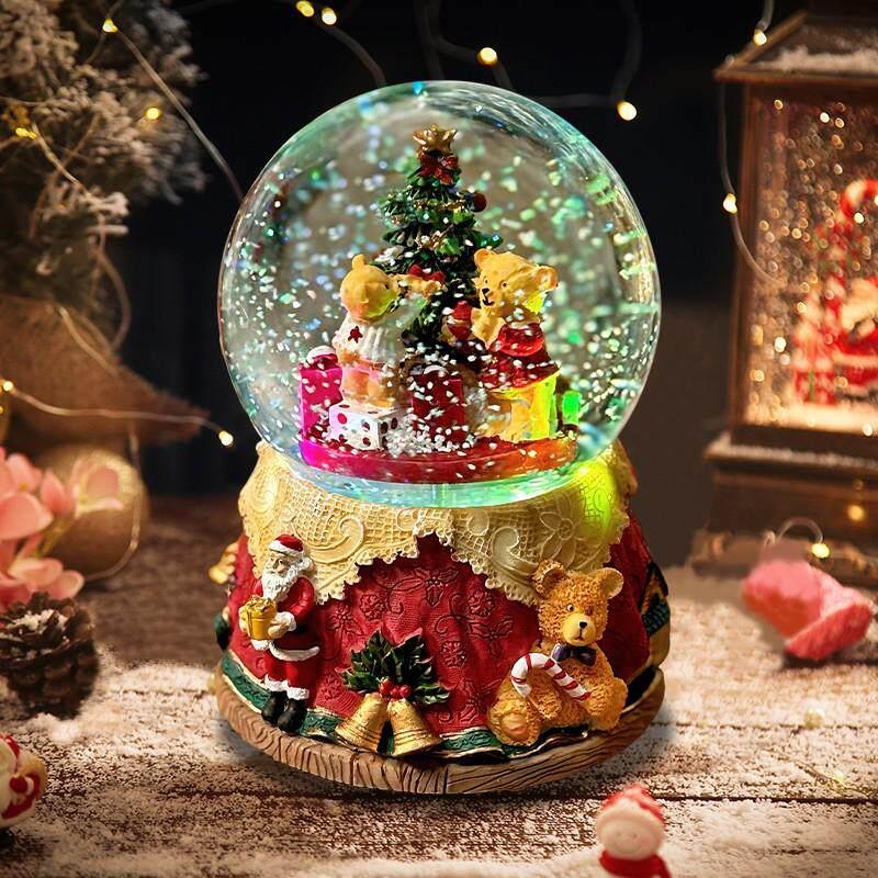 圣诞礼物雪花水晶球音乐盒音乐盒女孩女朋友孩子生日圣诞礼物