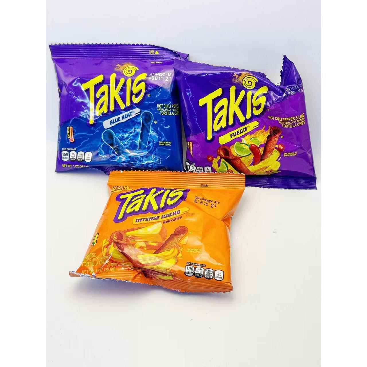 Takis FUEGD 28.4G美国零食辣味玉米棒即食小吃
