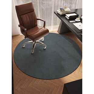 圆形硅藻泥地垫办公室电脑椅垫学习椅脚垫家庭防滑纯色圆形地毯
