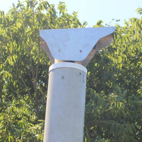 高压喷雾雾桩道路室外喷淋降尘系统360度旋转全自动喷雾桩喷头