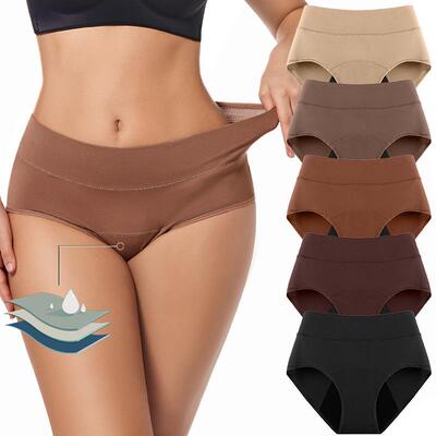 High Waist Briefs Seamless Underwear for Women No Show