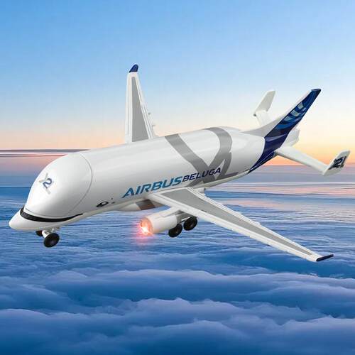 大白鲸飞机模型超级运输机仿真合金空客A300收藏摆件收藏摆件礼物