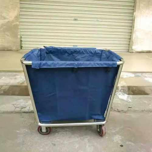 服务车锥形布草车拆装不锈钢布草车酒店布草车客房布草车