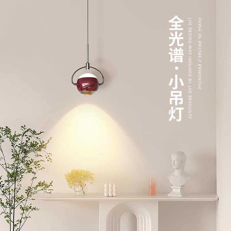 卧室床头小吊灯网红创意个性背景墙可升降现代简约新款吊灯