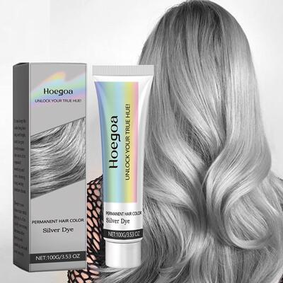 Hoegoa Grey Hair Dye - Long-lasting Color Lock, Nourishing,