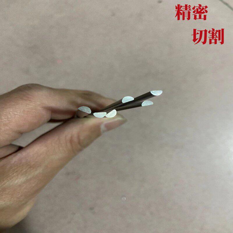 304不锈钢半圆棒 半圆实心条 半圆钢 D形条 半圆轨道异型加工订制