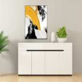 装 饰画落地挂画入户玄关 饰画油画油画抽象客厅轻油画奢纯手工装