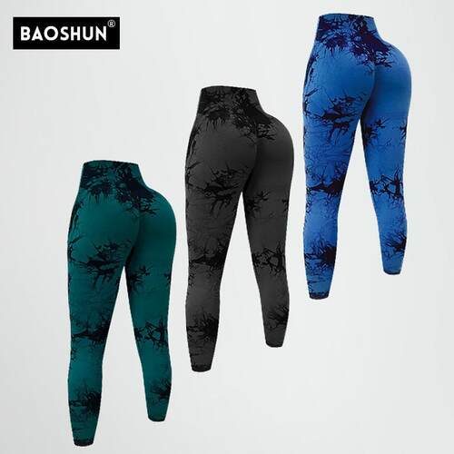Baoshun Thick Hip Fitness Pants, High Waist Sports Yoga