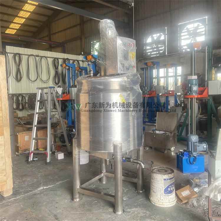 厂家直销1T液体消泡剂混合罐物料粘稠度高慢速刮壁式不锈钢搅拌罐