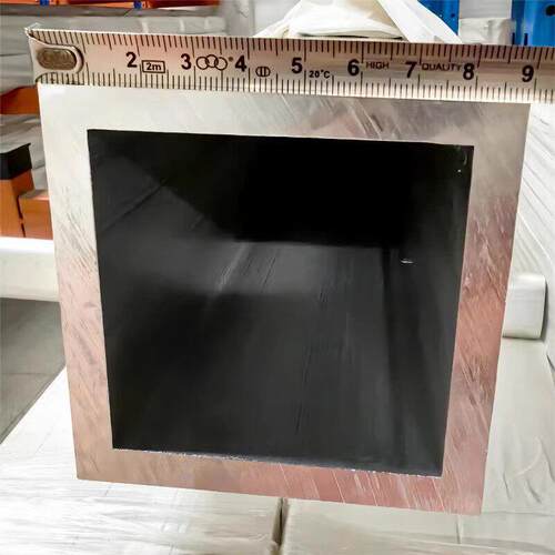 现货加厚铝方管80x80x8.0 90x90x9.0 100x100型材空心铝扁管型材