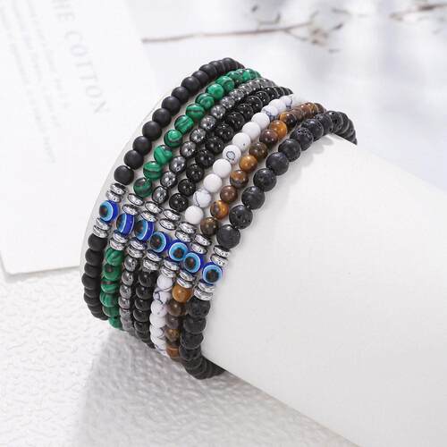 Popular gift Turquoise bracelet for couples男生大气手串手链