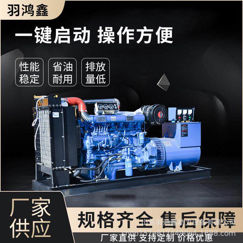 柴油发电机组50KW潍坊发电机组100千瓦养殖备用带焊机工厂应急