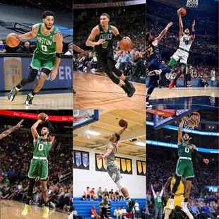 凯尔特人塔图姆海报 饰画 绿军杰伦布朗NBA篮球明星宿舍墙贴壁纸装