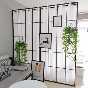 GxP铁艺屏风隔断墙客厅分隔墙装 饰卧室美容店房间办公室玄关专业