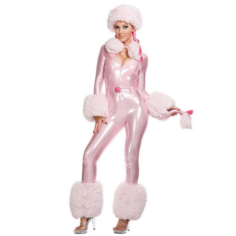 嗯喃呐cosplay可爱小狗动物装 游戏制服万圣节服装皮毛毛款