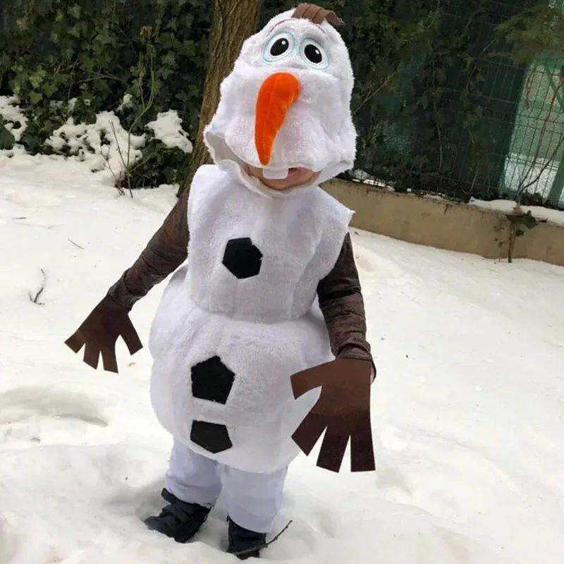 Santa Olaf Costume Kids Infant Cute Snowman Baby Boys Girls