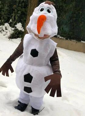 Santa Olaf Costume Kids Infant Cute Snowman Baby Boys Girls