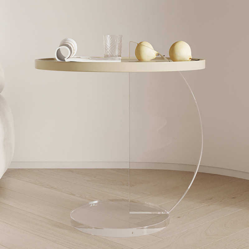 北欧轻奢亚克力茶几奶油风客厅沙发角几透明简约艺术边几厂家批发,基础建材,有机玻璃板,淘宝优惠券,粉丝福利购,淘宝优惠卷