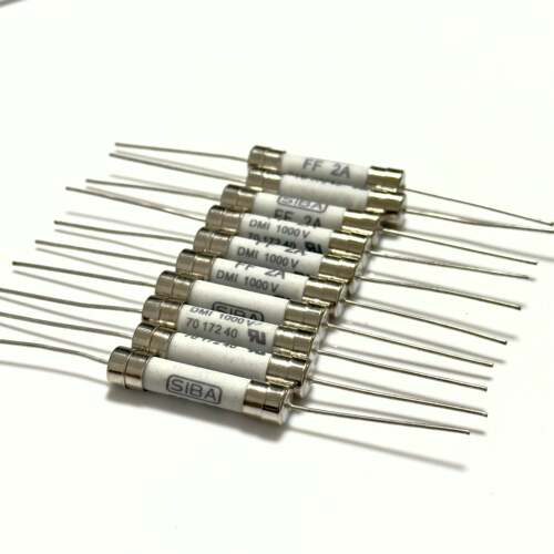 SIBA西霸 7017240 FF2A 1000V 6x32mm 带引脚引线陶瓷保险丝管