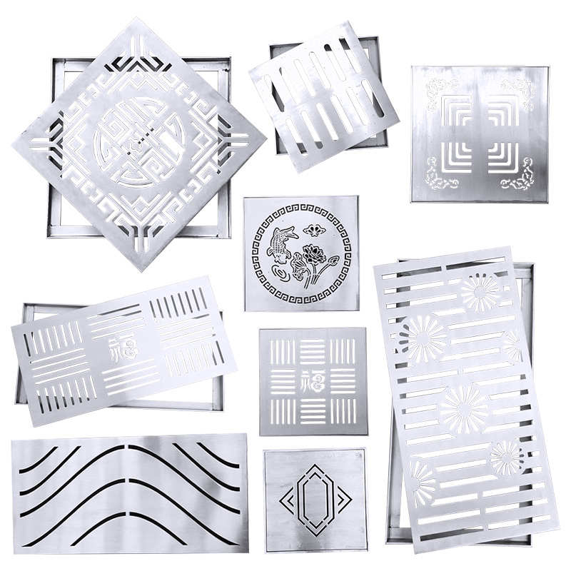 不锈钢水篦子排水地沟盖板车库下水道盖板雨水篦子现货定制