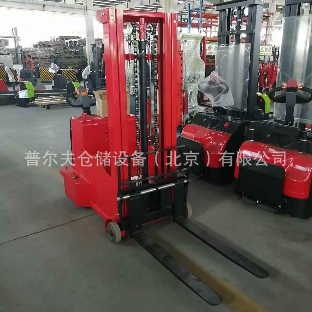 轻型小型全电动半电动无支腿平衡重堆高车堆高机液压叉车升高车