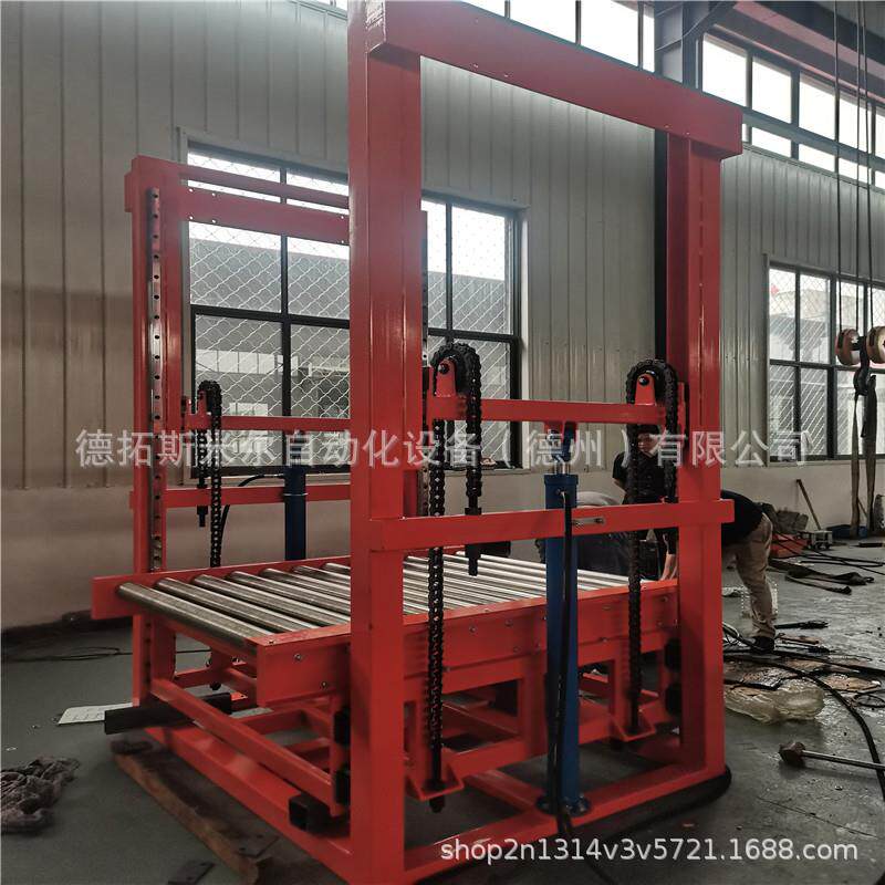 新款垂直升降滚筒输送机 可调节滚筒流水线传送带不锈钢辊筒线