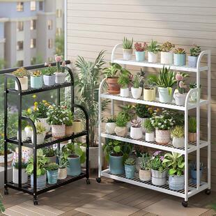 花架置物架阳台2026新款花架子客厅落地式多层花盆托架铁艺摆