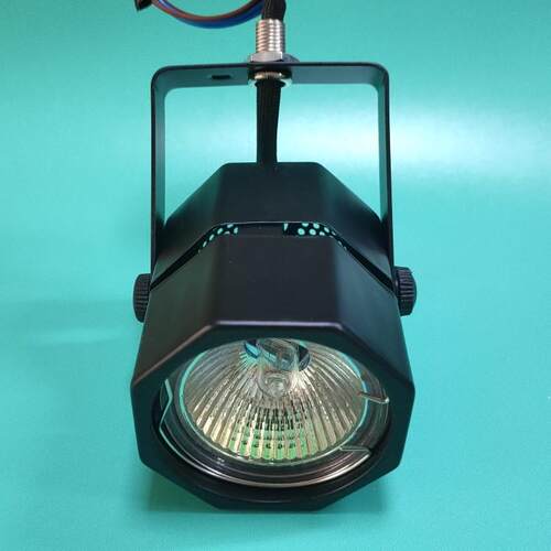 12V220V50瓦卤素灯八角射灯机械照明灯具耐高温灯具黄光