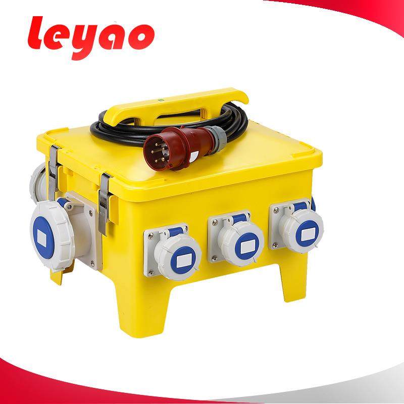 移动式防水插座箱配电箱手提电源检修箱 LY-1806 300*287*230