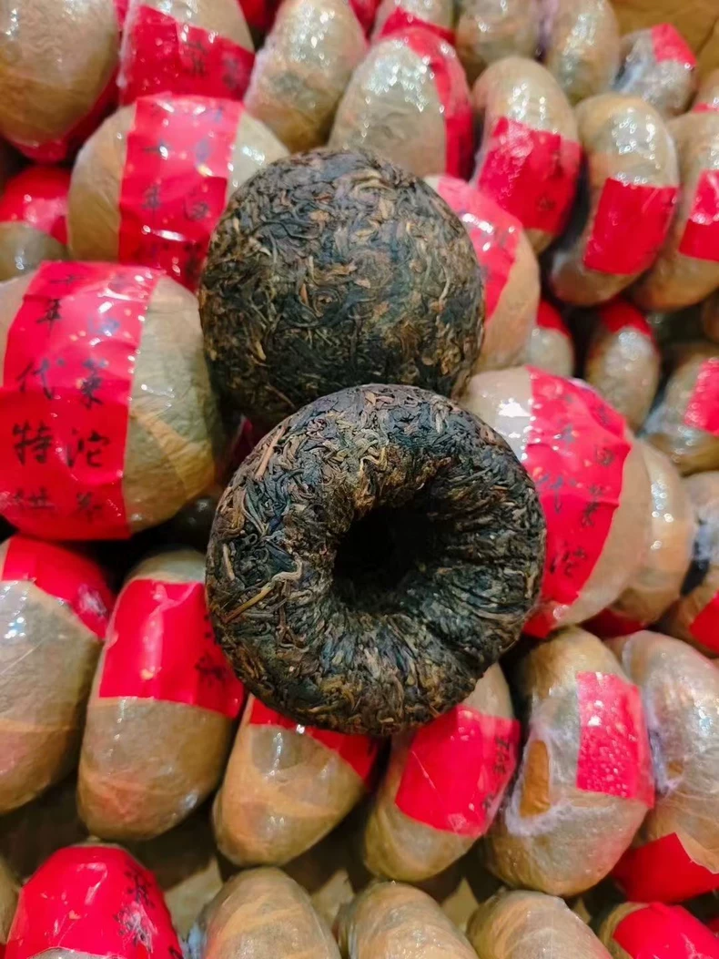 90年代班章白菜老生沱茶,一款老生普,采用班章茶料-250克 普洱茶 BUASHOP普洱老茶