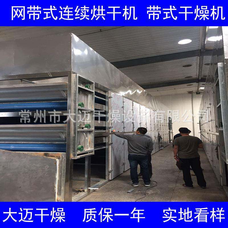 不钢热风DW1.2*8环烘箱 小型瓜果蔬循菜带烘干机 网式水果烘干生