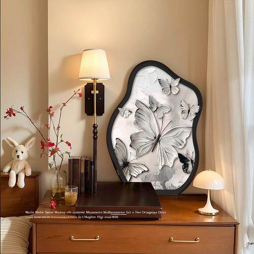 现货中古风桌面摆画客厅电视柜小摆件复古艺术餐桌摆台装饰画