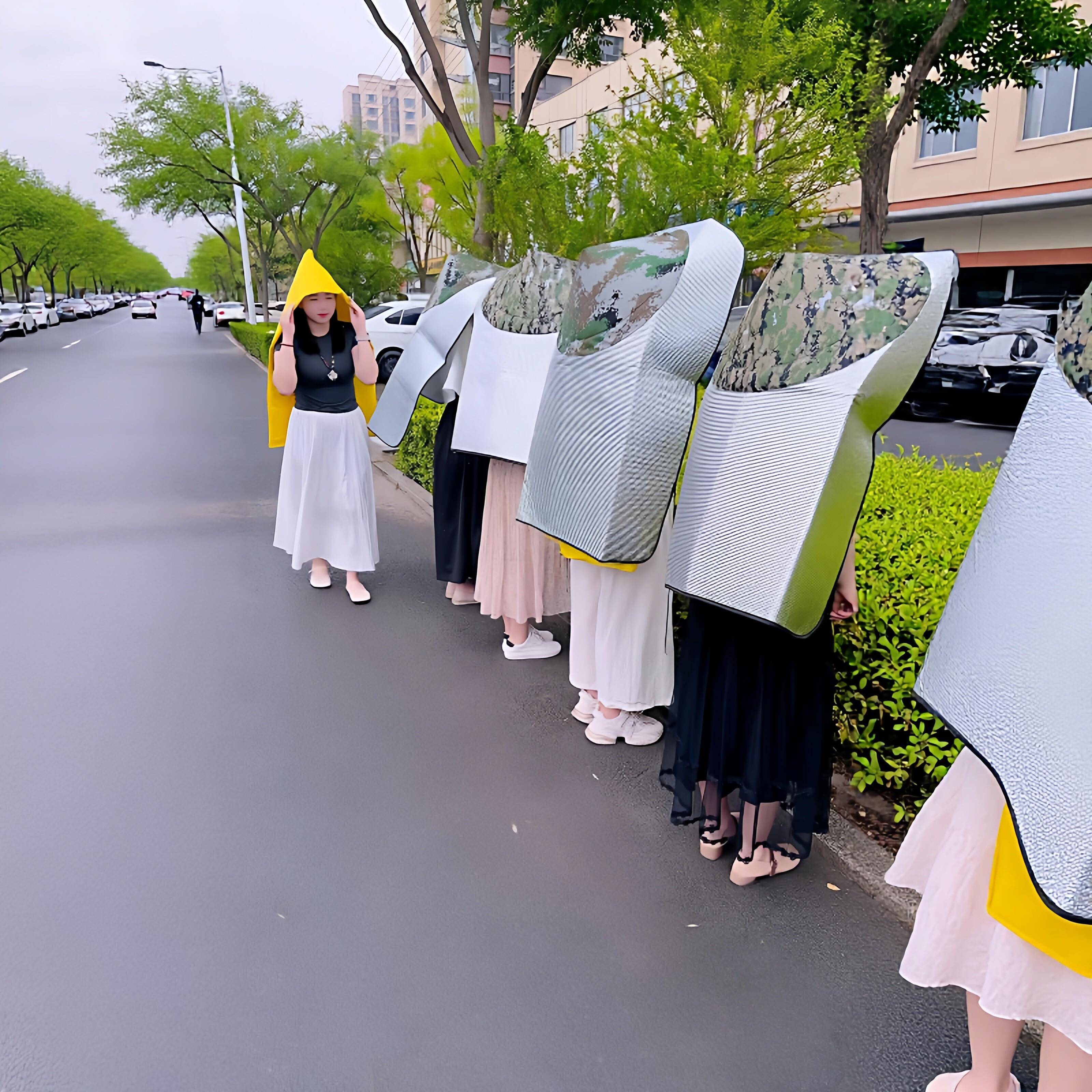 全方位大帽檐防晒遮阳帽子农学生下地干活钓鱼帽防晒防水挡雨斗笠