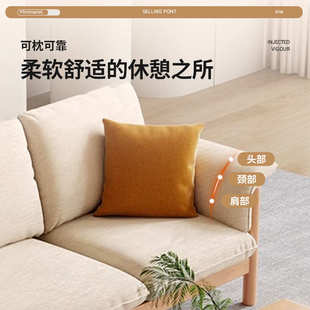 实木专用沙发扶手弧度海绵靠枕软包客厅靠垫家用弧形抱枕盖巾 新款