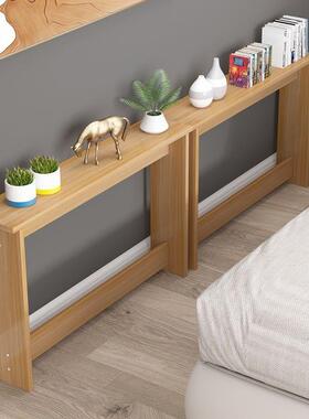 靠墙窄置物架床室头边床尾F97H7M6J夹缝卧客床厅沙发后收缝隙纳侧