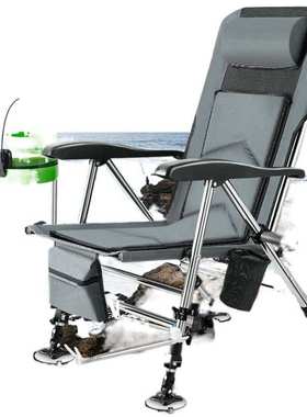 kRr2021欧式钓椅加长腿新款多功能钓椅全套特佳加厚折叠轻便钓鱼