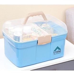 塑料手提游泳专用收纳箱儿童泳镜泳衣泳裤 干湿分离带盖透明整理箱