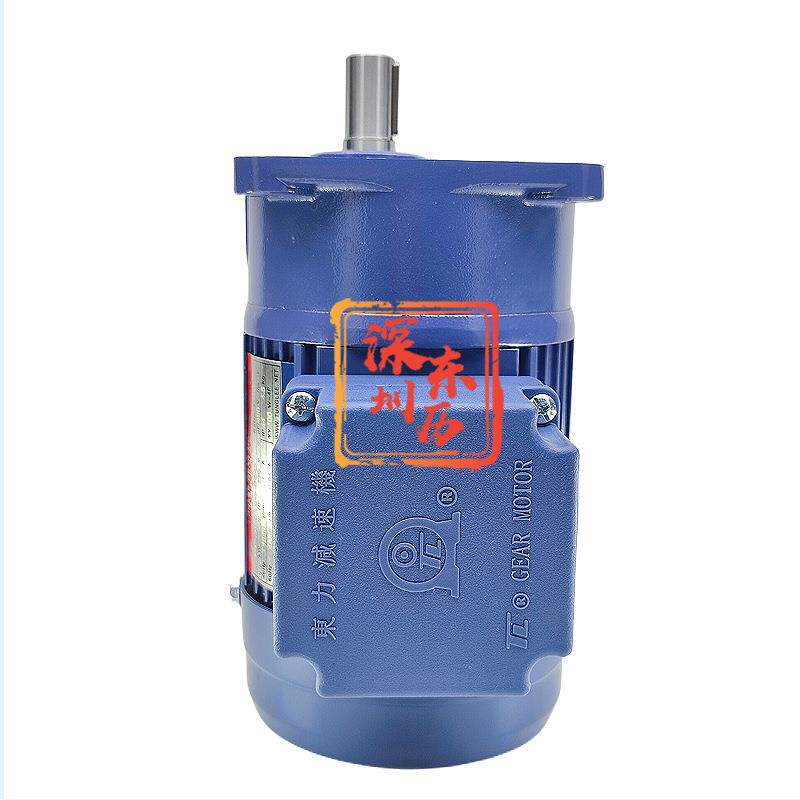 TL厦门东历电机PF18-0100-50S3 YS100W-4P减速马达1/8HP立式安装