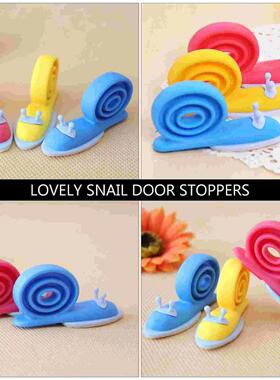 4 Pcs Windproof Door Stop Child Animals Wedge Plastic