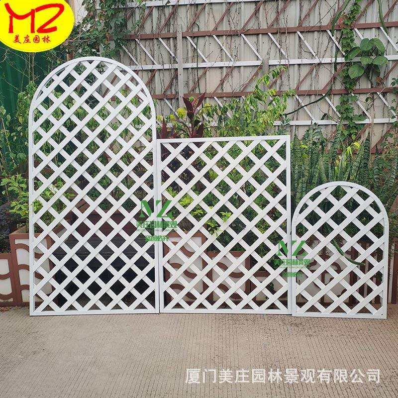 笆木纹栅铝合金篱外花户架MZ-WL花栏园屏风庭院隔断网格花坛爬藤