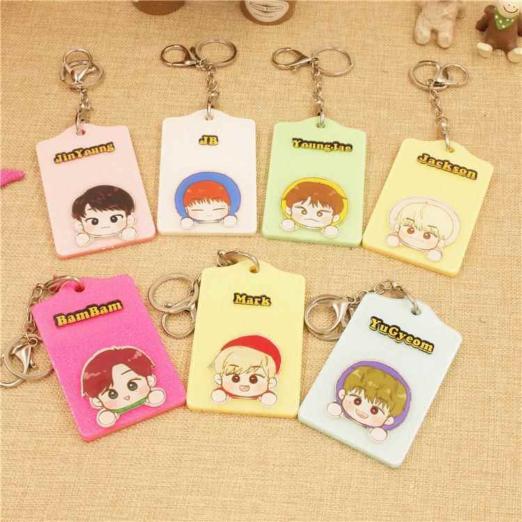 GOT7段宜恩王嘉尔金有谦周边月票夹校牌饭卡交通公交车卡套007