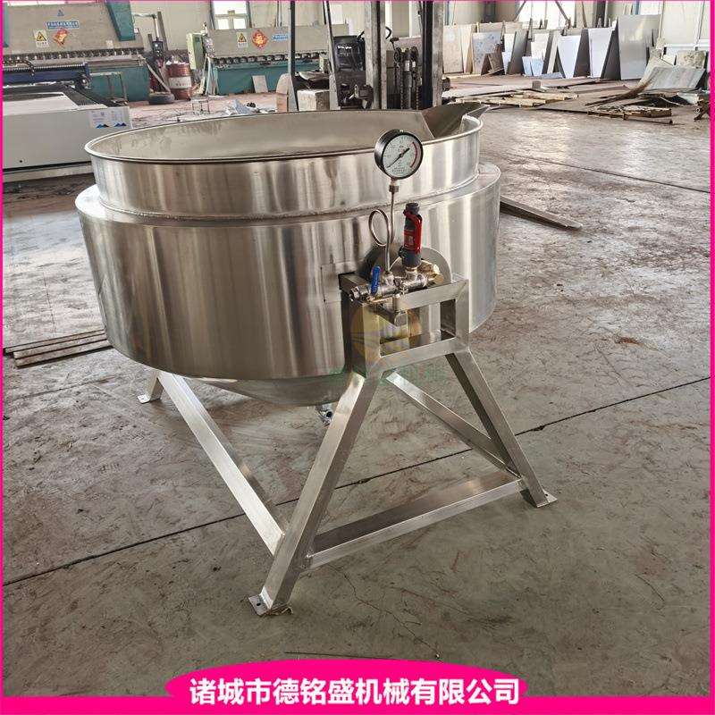 鸭头卤煮设备 蒸煮肉类的蒸汽夹层锅 花生米豆子煮锅