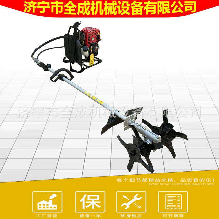 便携式汽油旋耕机背负式汽油松土机山东小型旋耕锄地机厂家