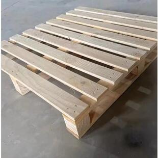 熏蒸两板进叉实木卡AJC加厚托盘耐压木面卡板垫仓板口出承重力强